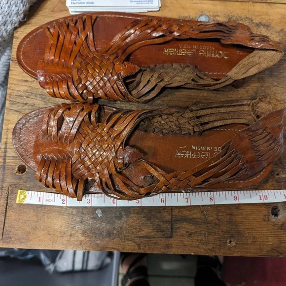 Vintage Huraches Leather Sandals -9 - Picture 8 of 8